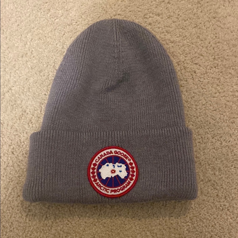 Canada Goose Grey Beanie